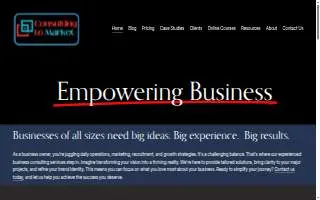Consulting To Market of Cutlerville website