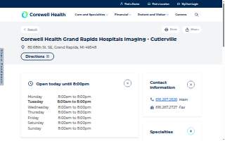Corewell Health Grand Rapids Hospitals Imaging - Cutlerville
