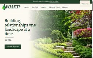 Everett's Landscape Management, Inc of Cutlerville website