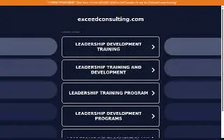 Exceed Consulting - IT Network Solutions in West Michigan website