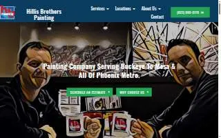 Hillis Brothers Painting of Cutlerville website