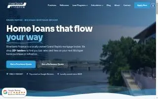 Riverbank Finance LLC of Cutlerville website