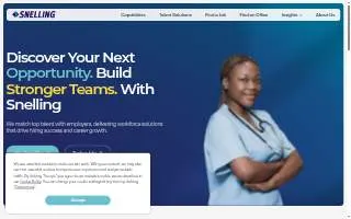 Snelling Staffing Services of Cutlerville website