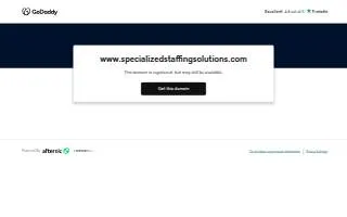 Specialized Staffing Solutions of Cutlerville website