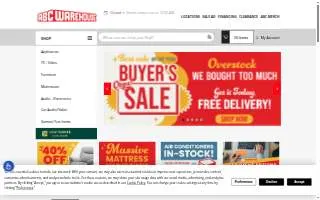 ABC Warehouse of Dearborn website