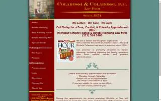 Colarossi & Colarossi website