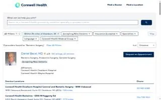Corewell Health Bariatric Associates - Dearborn website