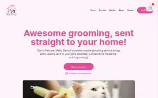 Dani's Pet Care of Dearborn website