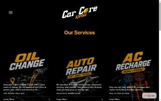 Car Care Xpress website