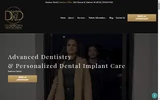 Dearborn Dental Care website