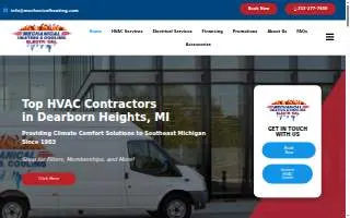 Mechanical Heating, Cooling & Electrical of Dearborn Heights website