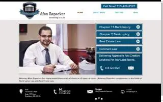 The Law Office Of Afan Bapacker website