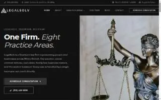 LegalSolv of Dearborn website