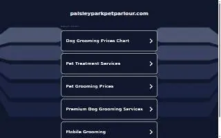 Paisley Park Pet Parlour of Dearborn website