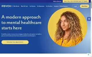 PsychPlus Dearborn Clinic - Psychiatrist and Therapist website