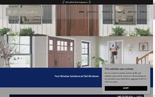 Y & A Windows of Dearborn website
