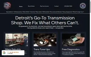 A1 Auto Transmissions website