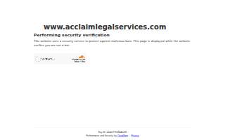 Acclaim Legal Services