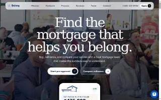 Belong Lending l Jalen Scott l Mortgage Broker website