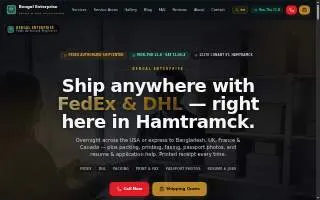 Bengal Enterprise Inc website