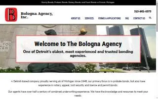 Bologna Agency Inc website