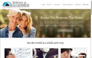 Burman & Zuckerbrod Ophthalmology Associates of Detroit website