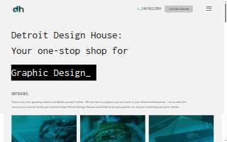 Detroit Design House website