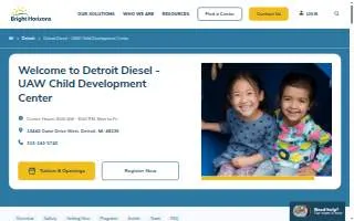 Detroit Diesel - UAW Child Development Center website