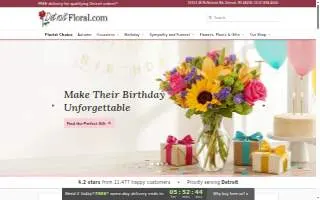 Detroit Floral website