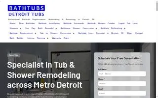Detroit Tubs LLC website