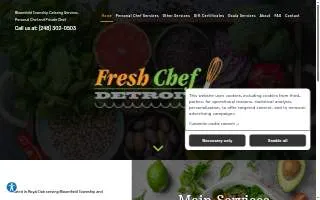 Fresh Chef Detroit website