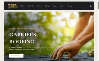 Gabriel’s Roofing Construction of Detroit website