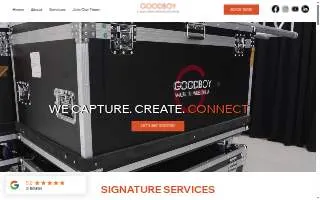 Goodboy Multimedia website