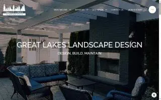 Great Lakes Landscape Design of Detroit website