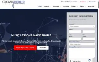 Grosse Pointe Music Academy of Detroit website