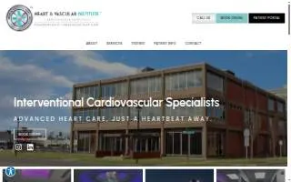 Heart & Vascular Institute website