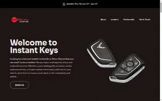 Instant Keys of Detroit website