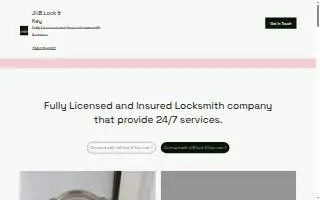 JnB Lock & Key of Detroit website