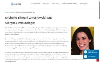 Lakeshore Allergy and Asthma Center of Detroit website