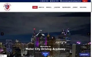 Motor City Driving Academy, LLC. of Detroit website