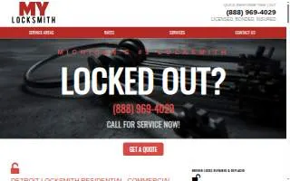 MY Locksmith website