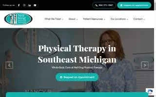 Neil King Physical Therapy - Royal Oak website