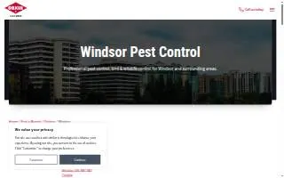 Orkin Canada Pest Control website