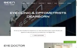SEEN Vision Care of Detroit website