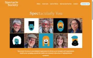 Spectacle Society website