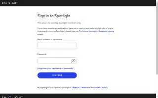Spotlight Staging and Design website