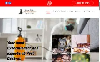 State Fair Exterminators website