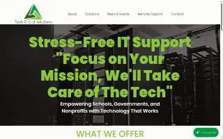 Tech IT Out Solutions website