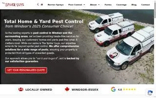 The Spider Guys website