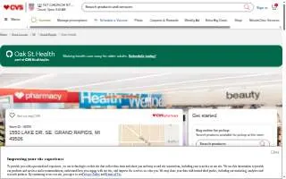 CVS of East Grand Rapids website